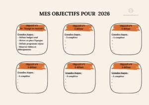 Template d'un tableau d'objectifs 2026 à télécharger gratuitement sur le blog