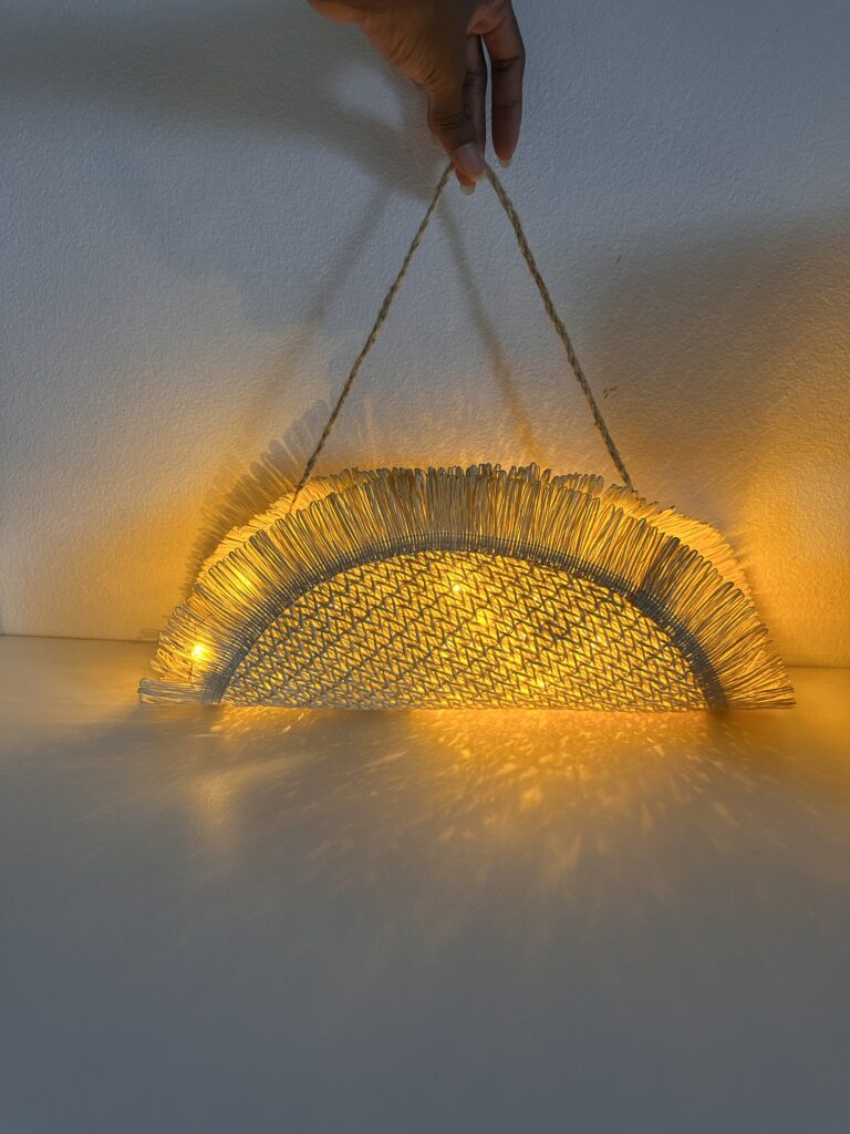 DIY lampe en set de table